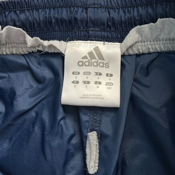 Adidas Vintage Y2K Windbreaker Blue and White Jogger Pants Unisex Small - Picture 4 of 8
